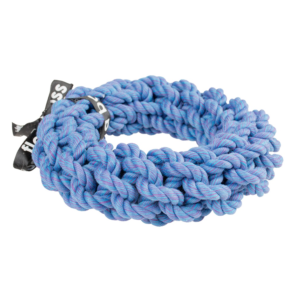 'Da-Chain' gevlochten ring 28x28x5cm blauw