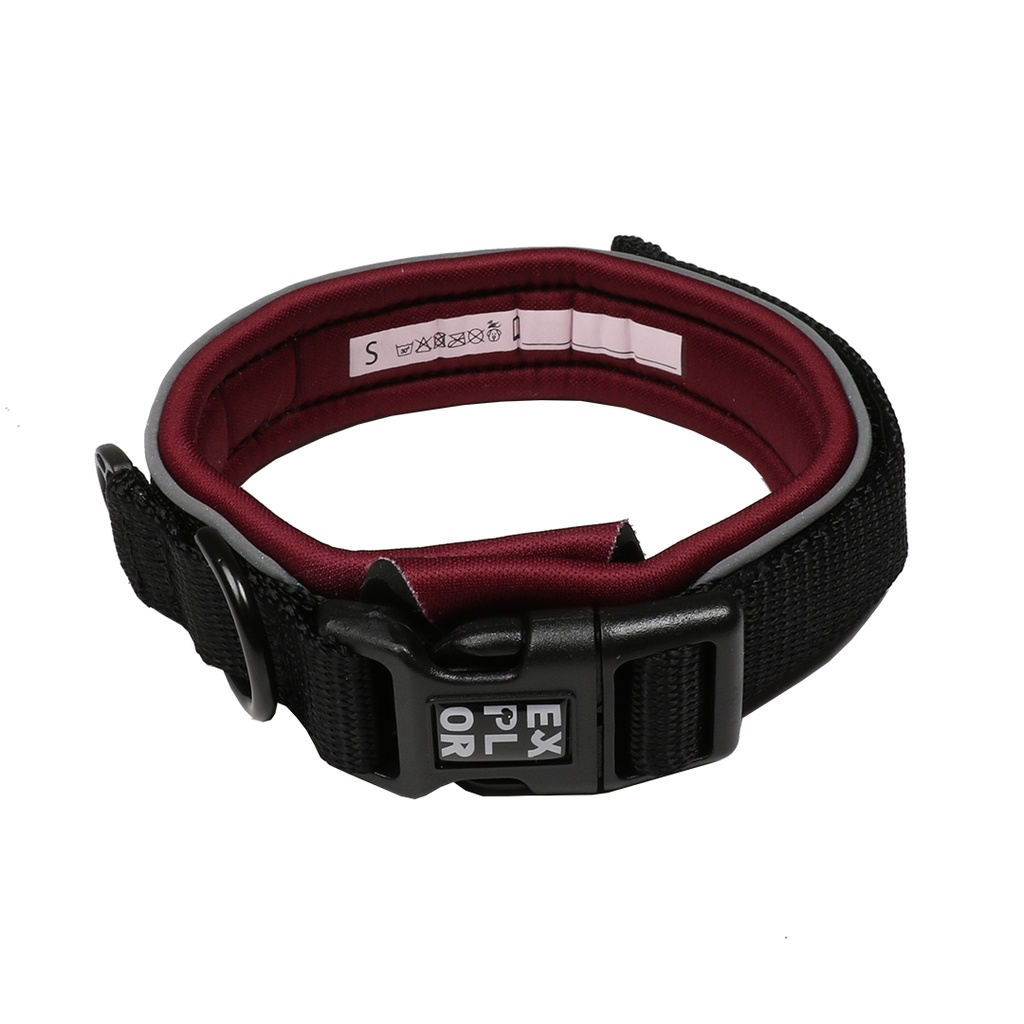 Ultimate Fit Comfy halsband Fashion L - 45-51cm plum purple