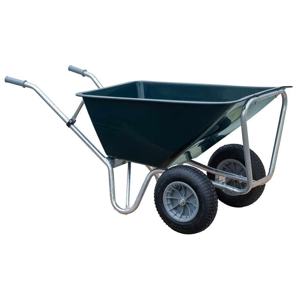 # Kruiwagen MM 160Liter Poly, verz. onderstel (ged.) 2-wiel