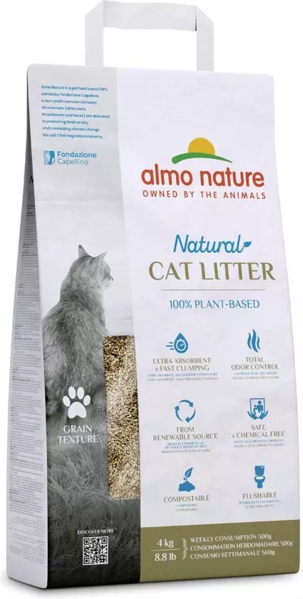 # Almo Nature Cat Litter - KBV- Grain Texture - 4kg
