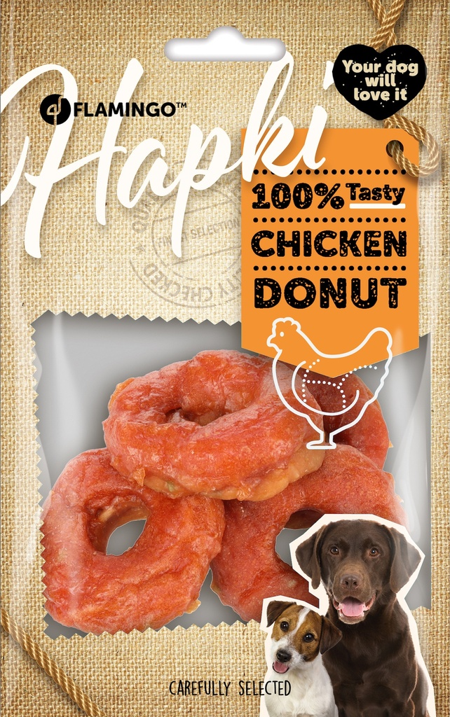 HAPKI DONUT MET KIP 4ST 95 GRAM