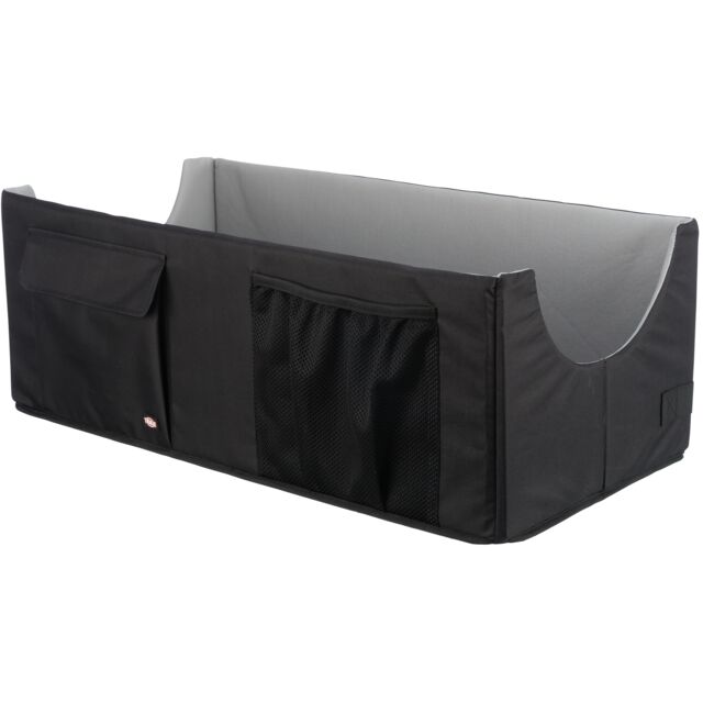 Autostoel, dubbel , 80 × 28 × 39 cm, zwart/grijs