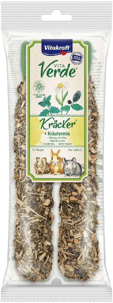 ! Vitakraft Vita Verde Kräcker kruidenmix knaagdier