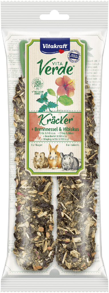 Vitakraft VitaVerde Kräcker brandnetel/hibiscus
