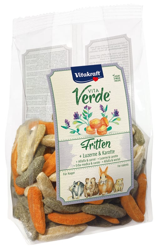 ! Vitakraft Vita Verde Fritten, 200g, knaagdier