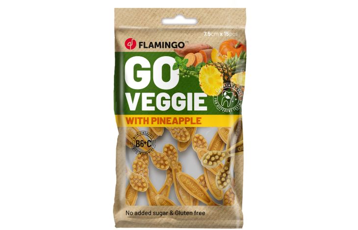 Snack Veggie Tandenborstel met ananas