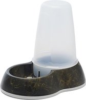 A8115 LOOP WATER STORE MEDIUM 1.5L MARBLE ZWART/GOUD