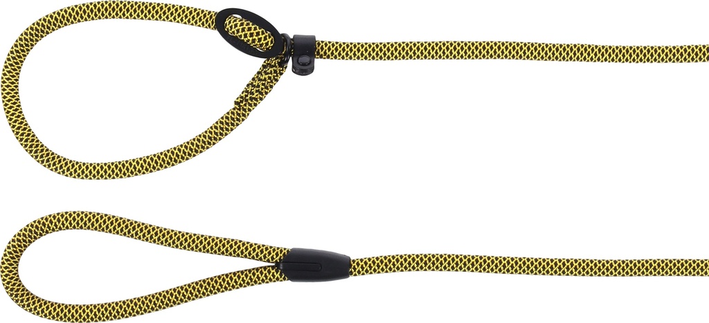Hond Anti-trek looplijn Eros Geel 1,7m 10mm