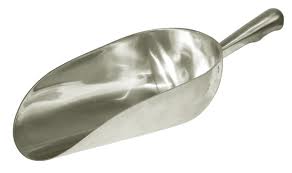 Voerschep aluminium 1kg