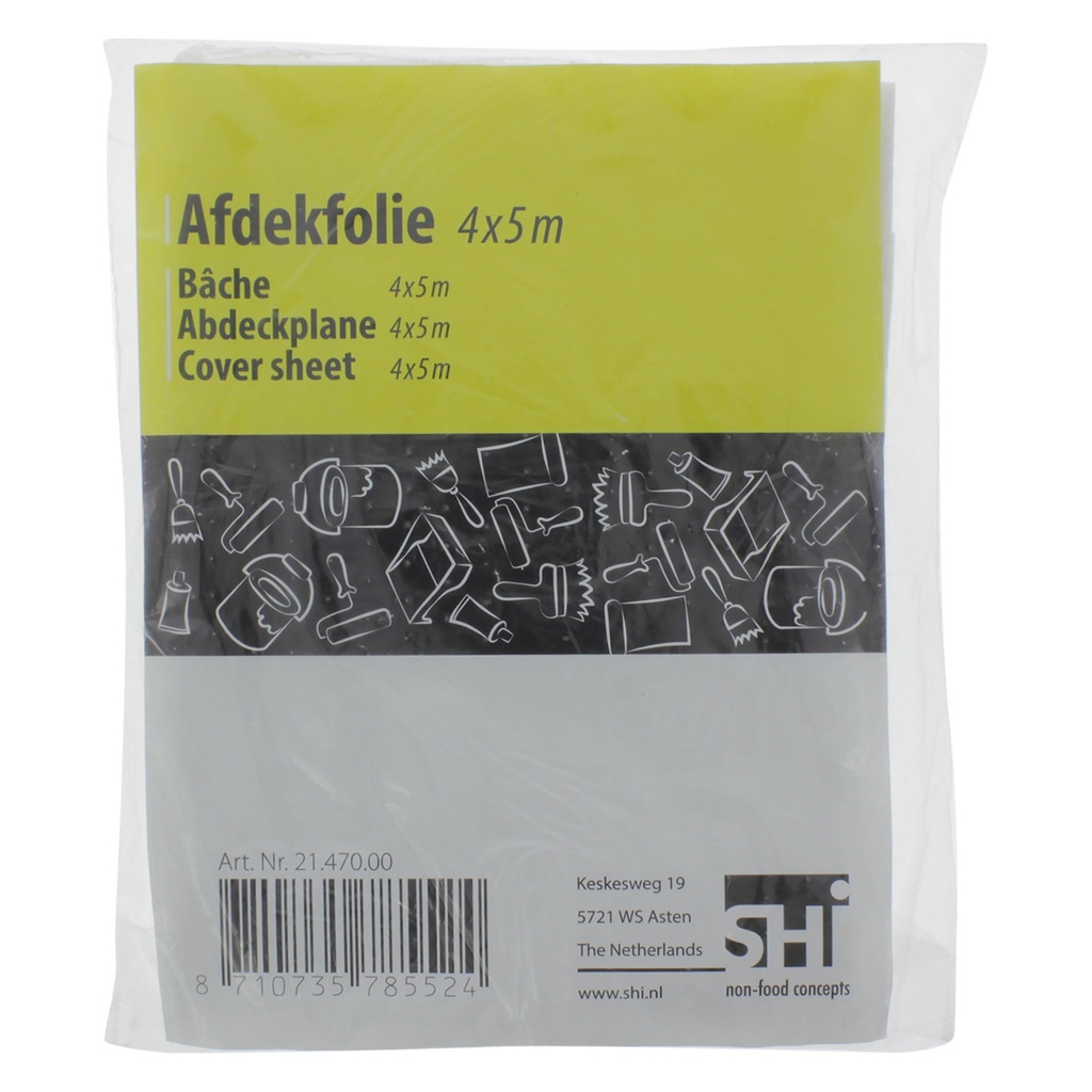 ELMA AFDEKFOLIE 5X4MTR 0.007mm