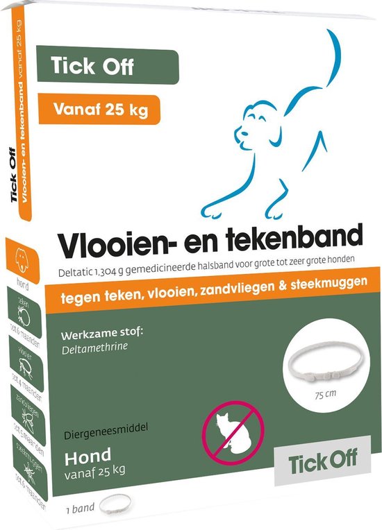 Vlooi tekenband 75cm va 25kg