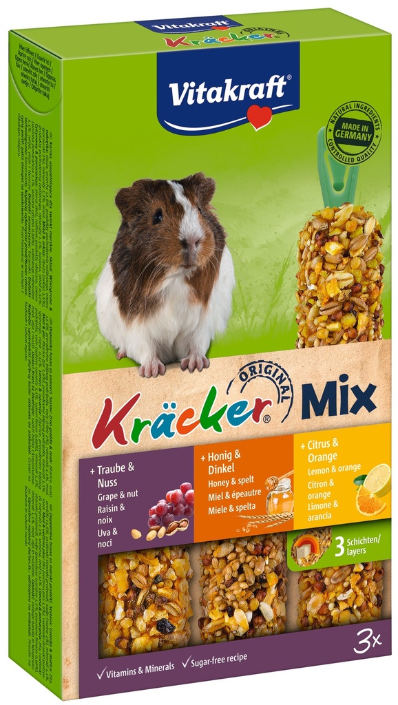 Vitakraft Cavia Honing/Popcorn/Activ 3 in 1