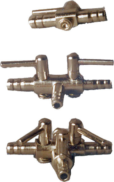Metalen 1-weg Kraan Chroom