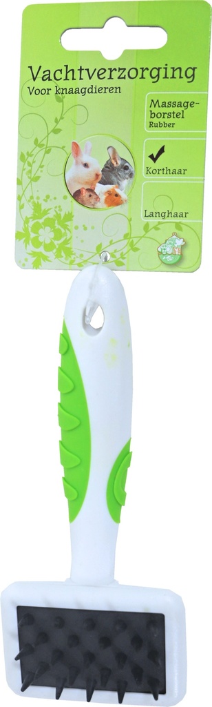 Knaagdier rubber massage borstel