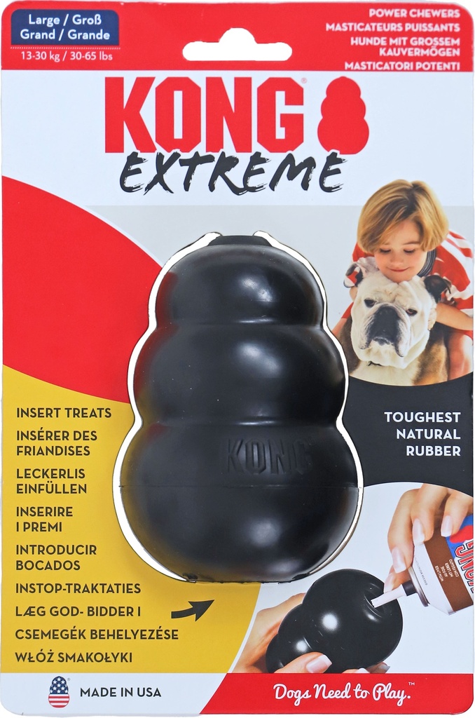 Kong Zwart Large