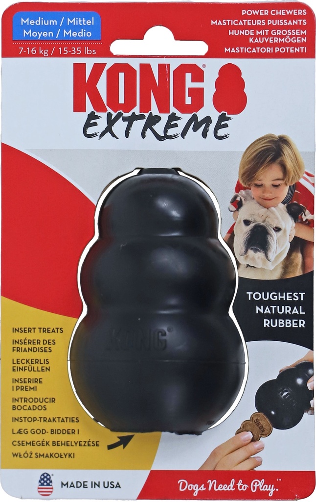 Kong Zwart Medium