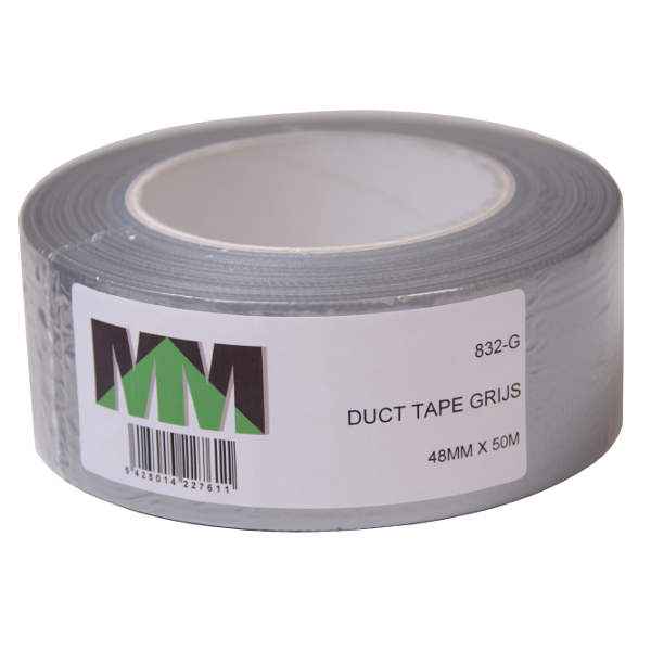 DUCT tape grijs 5 cm 50 mtr