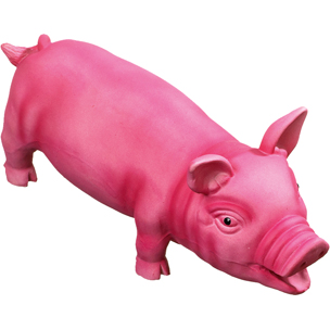 LATEX VARKEN ROZE 33 CM