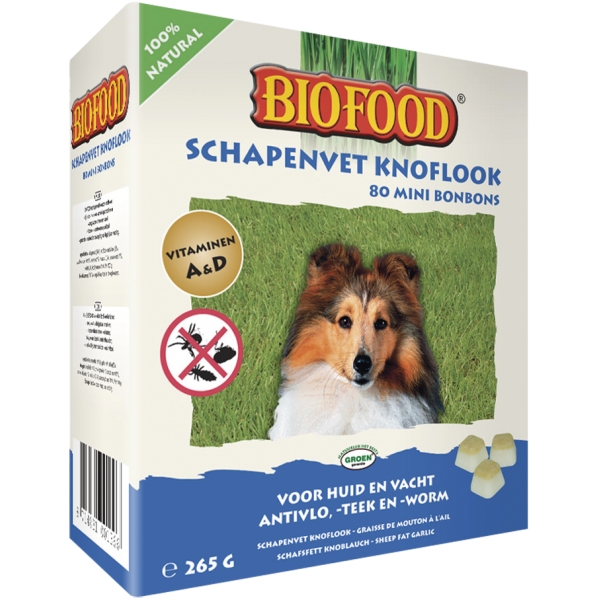 Schapenvet Mini Bonbons Knoflook/Aline 80