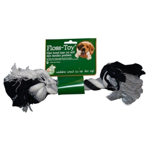 Floss-Toy  Zwart/Wit Middel