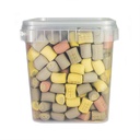 Bonte mini-mergpijpjes 1130 gram/emmer