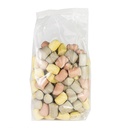 Mini-mergpijpjes bont 400 gr./zakje