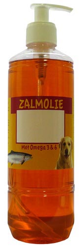 EM Zalmolie 100% 500 ml. hond-kat