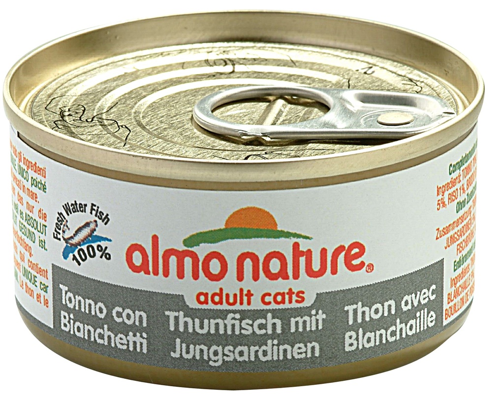 Almo Nature 70gr Tonijn en Jonge Ansjovis