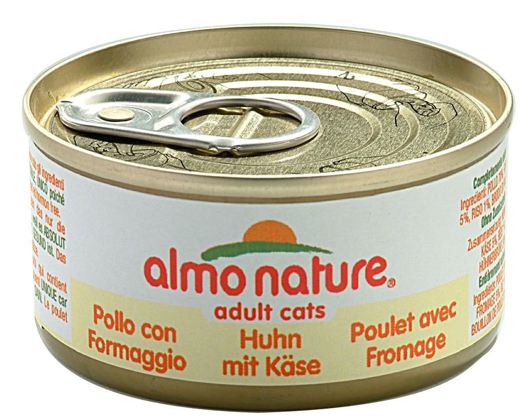 Almo Nature 70gr Kip en kaas