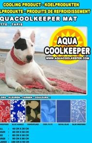 Aqua coolkeeper Mat XXL Blauw