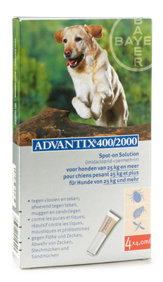 Advantix 400 25-40 KG,4 pipetten