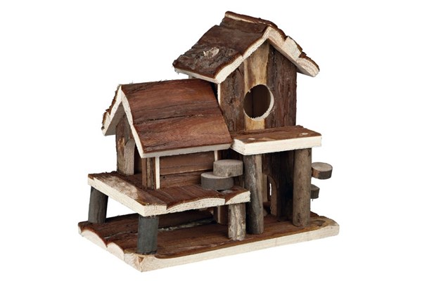 Natural Living houten knaagdieren huisje