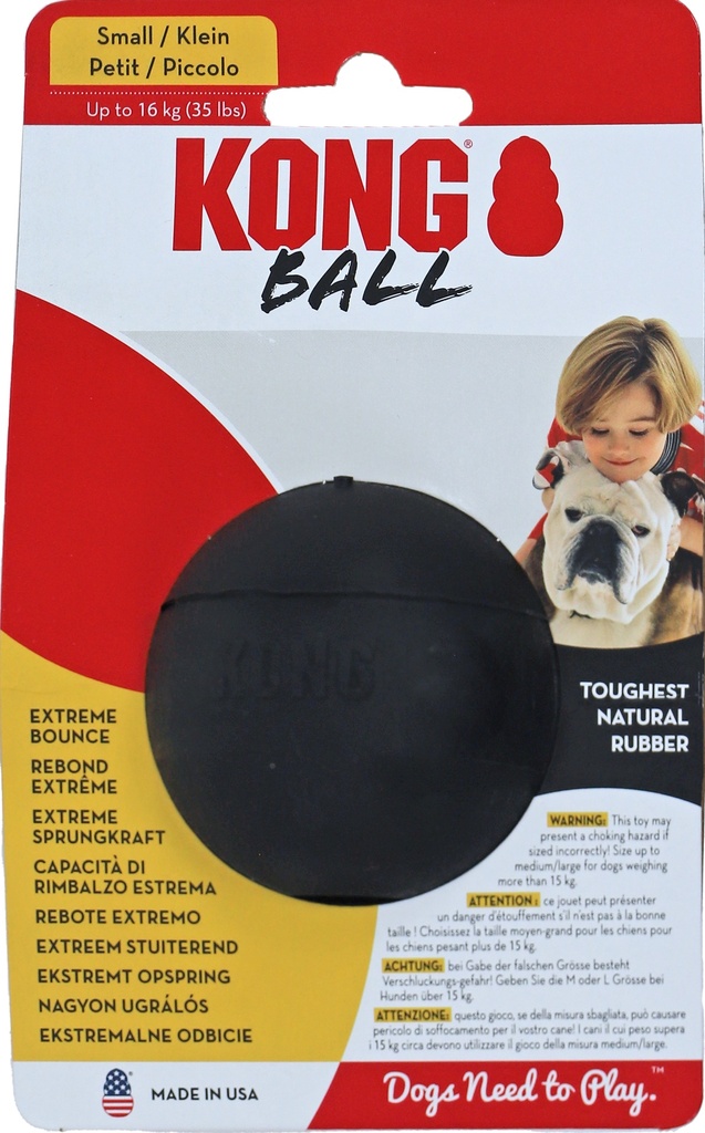 Kong X-treme Zwart Bal Small