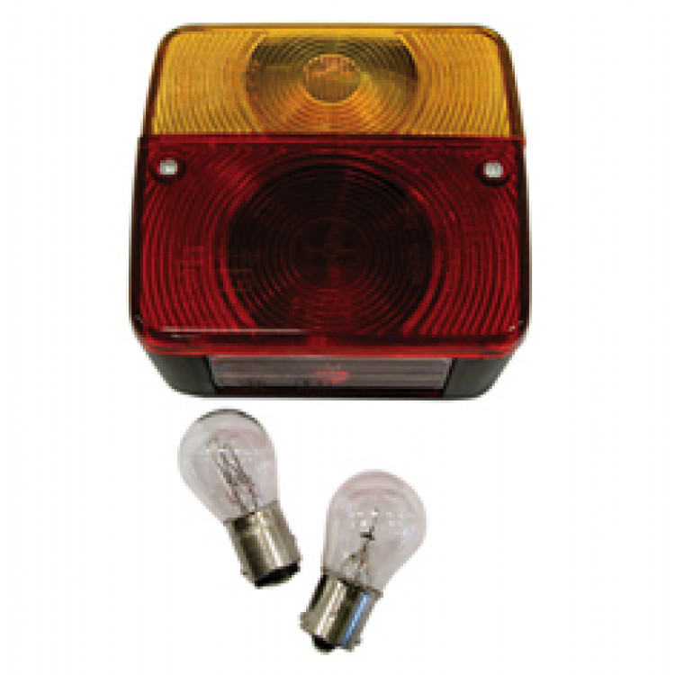 Achterlicht 4 Functies + Gl.lampen