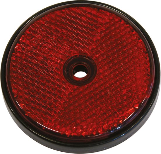 Reflectoren Rond 60 mm. Rood 2 st.