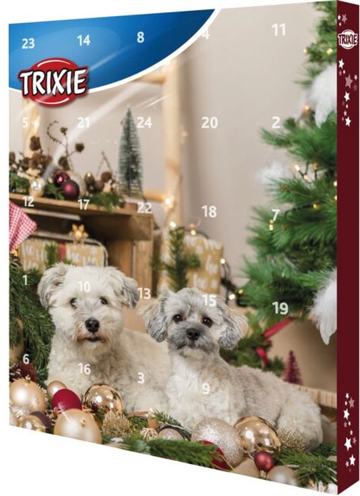 Advent kalender honden 30 x 34 x 3.5 CM