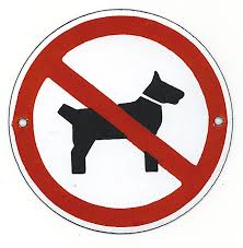 Picobello sticker verboden honden