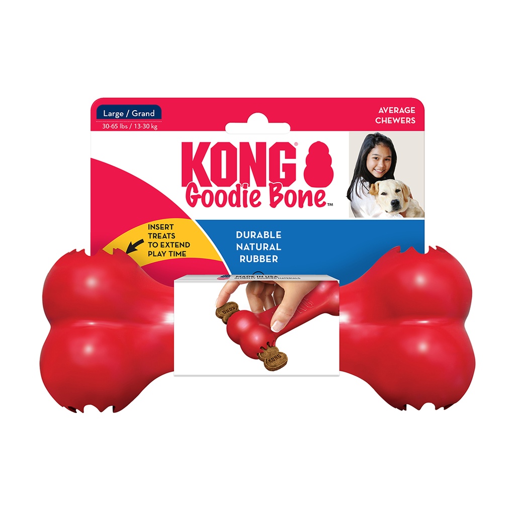 Kong Goodie Bone Rood Medium