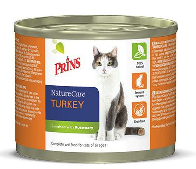 * Prins NatureCare Kat Kalkoen 200 gr