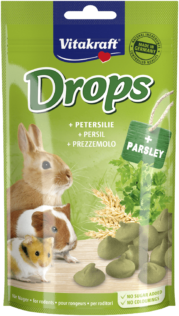 VITAKRAFT PETERSELIEDROPS KNAAGD 75GR.