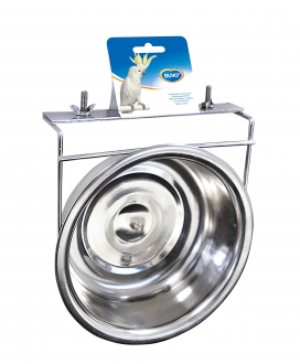Hondenbak RVS met Schroef 18.5cm