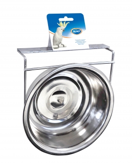 Hondenbak RVS met Schroef 9.5cm