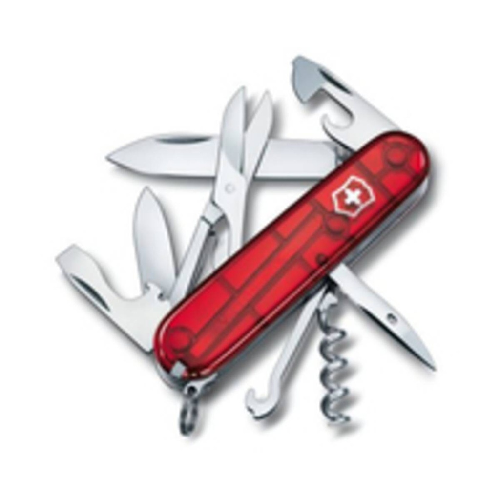 Zakmes,Vict.SwissArmy,Climber,14f.,trns.rood