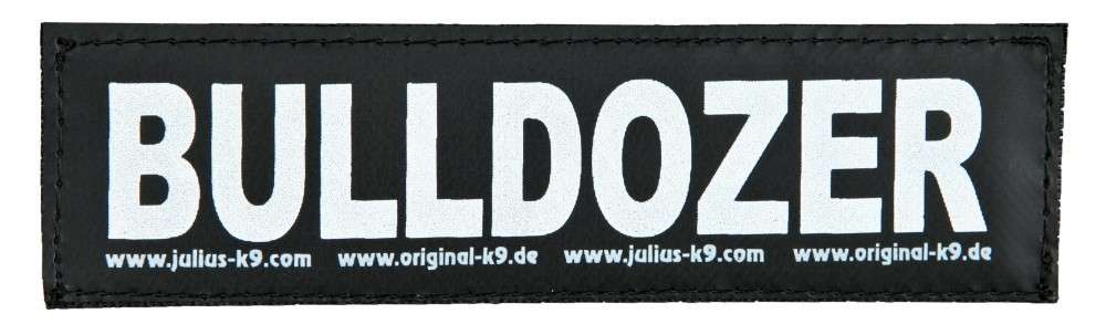 Julius k9 velcro sticker L bulldozer