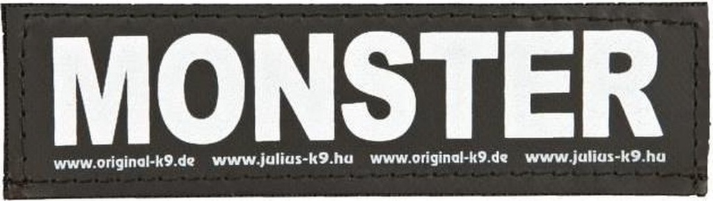 Julius k9 velcro sticker L monster