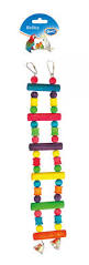 Birdtoy kooi ladder met bel 35 cm