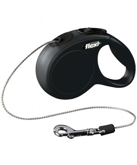 Flexi classic cord XS zwart 3 meter