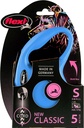 Flexi classic cord S blauw 5 meter