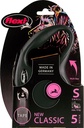 Flexi classic tape S zwart 5 meter