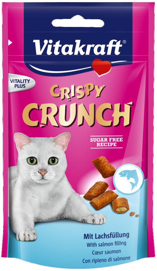 Vitakraft Crispy Crunch zalm, 60 gr